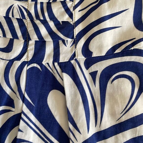 CAbi Blu & White Lombard Skirt, Style 470. - 4 - Picture 4 of 5